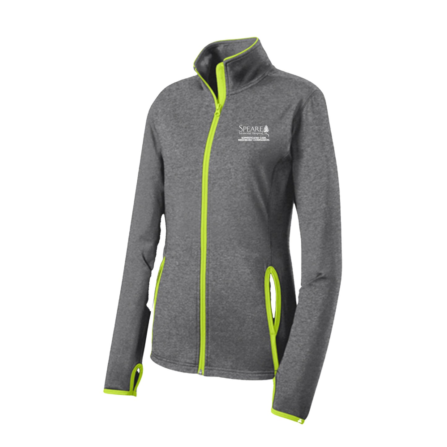 Sport Tek Sport Wick Stretch Contrast Full Zip Jacket