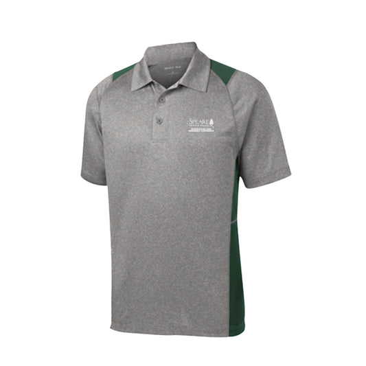 Sport Tek Heather Colorblock Contender Polo